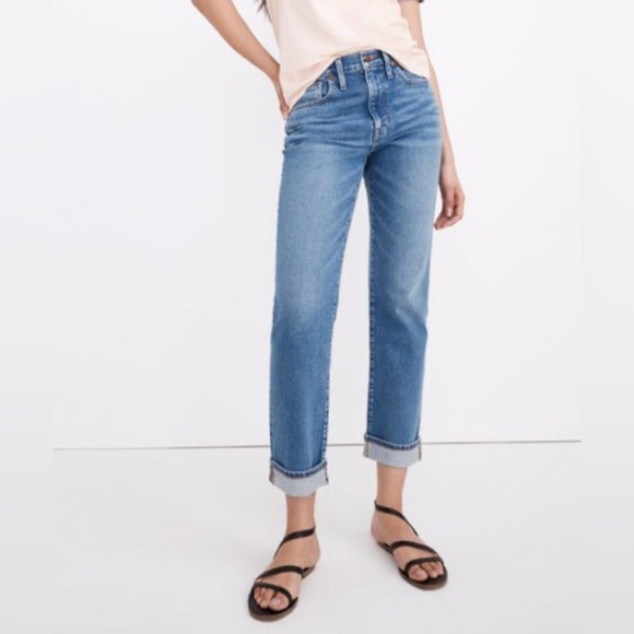 Madewell Denim - Madewell Women’s Roadtripper Slim Boyjean SIZE 30 PETITE  Aylesbury Blue Wash